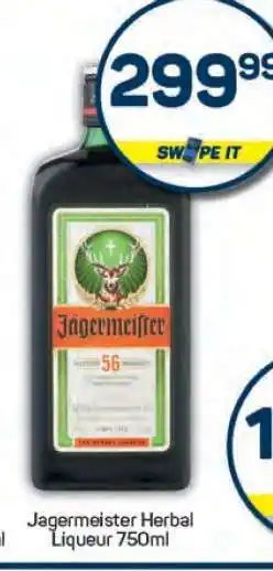 Pick n Pay Jagermeister Herbal Liqueur 750ml offer