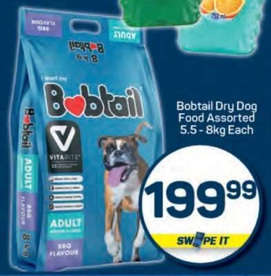 Bobtail Dry Dog Food Assorted offer at Pick n Pay