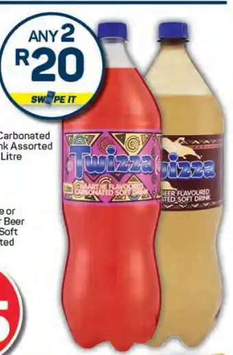 Pick n Pay Twizza Carbonated Soft Drink Assorted offer