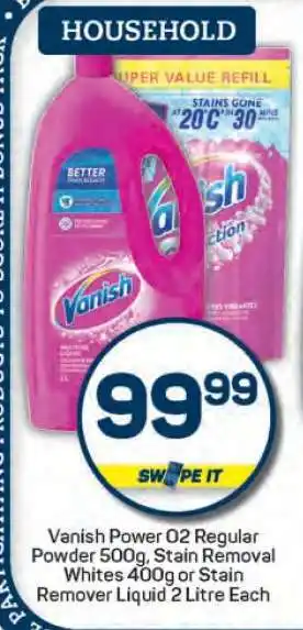 Pick n Pay Vanish Power O2 offer