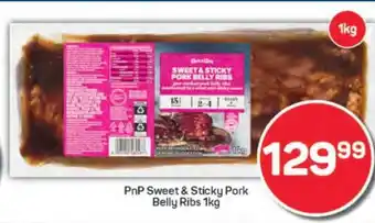 Pick n Pay PnP Sweet & Sticky Pork Belly Ribs 1kg offer