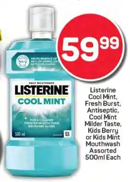 Pick n Pay Listerine Cool Mint Mouthwash offer