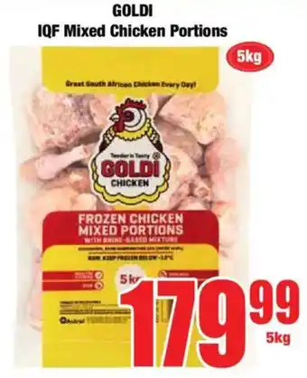 Boxer GOLDI IQF Mixed Chicken Portions offer