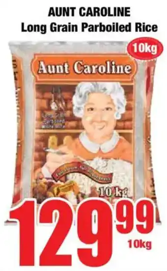 Boxer AUNT CAROLINE Long Grain Parboiled Rice offer