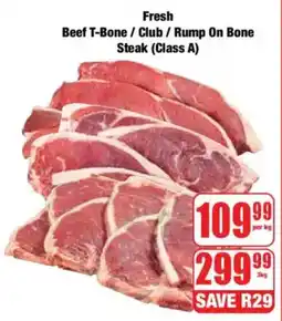 Boxer Fresh Beef T-Bone/ Club/ Rump on Bone Steak offer