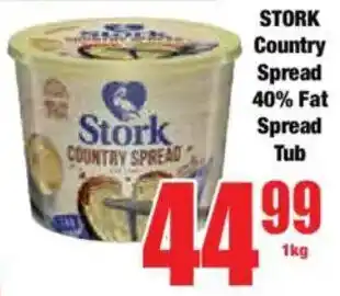 Boxer STORK Country Spread 40% Fat Spread Tub offer