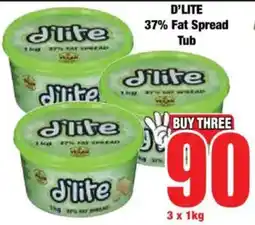 Boxer D'LITE 37% Fat Spread Tub offer