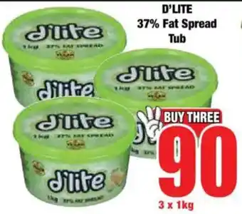Boxer D'LITE 37% Fat Spread Tub offer