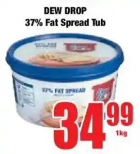 Boxer DEW DROP 37% Fat Spread Tub offer