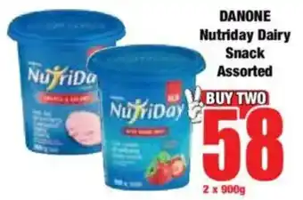 Boxer DANONE Nutriday Dairy Snack Assorted offer