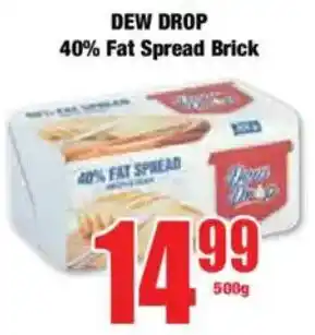 Boxer DEW DROP 40% Fat Spread Brick offer