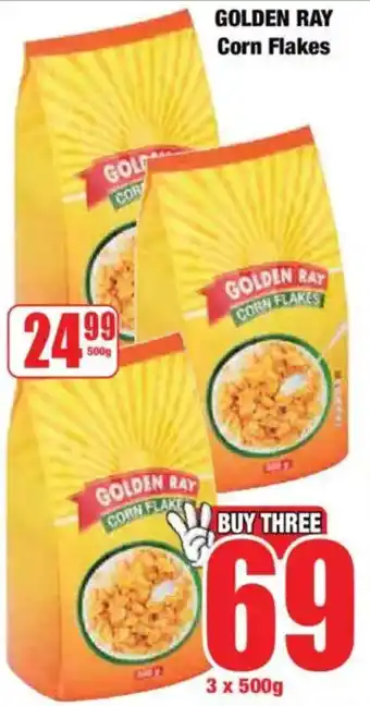 Boxer GOLDEN RAY Corn Flakes offer