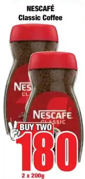Boxer NESCAFÉ Classic Coffee offer