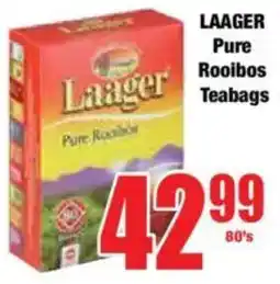 Boxer LAAGER Pure Rooibos Teabags offer