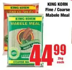 Boxer KING KORN Fine/ Coarse Mabele Meal offer