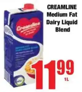 Boxer CREAMLINE Medium Fat Creamline Dairy Liquid Blend offer