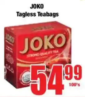 Boxer JOKO Tagless Teabags offer