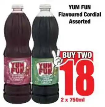 Boxer YUM FUN Flavoured Cordial Assorted offer