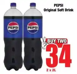 Boxer PEPSI Original Soft Drink offer
