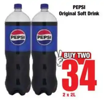 Boxer PEPSI Original Soft Drink offer