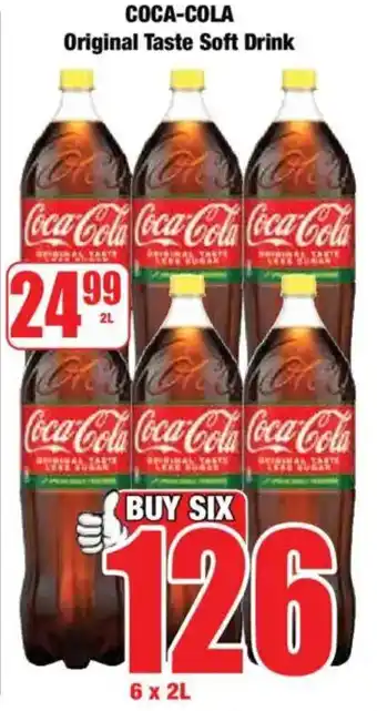 Boxer COCA-COLA Original Taste Soft Drink offer
