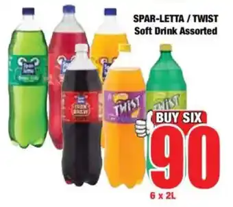 Boxer SPAR-LETTA/ TWIST Soft Drink Assorted offer