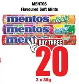Boxer MENTOS Flavoured Soft Mints offer