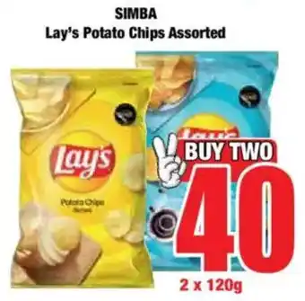 Boxer SIMBA Lay's Potato Chips Assorted offer