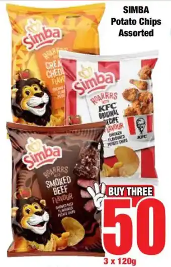 Boxer SIMBA Potato Chips Assorted offer