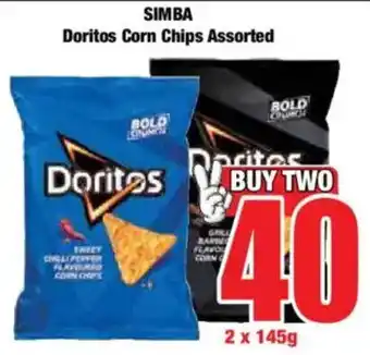 Boxer SIMBA Doritos Corn Chips Assorted offer