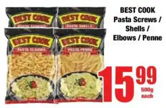 Boxer BEST COOK Pasta Screws/ Shells/ Elbows/ Penne offer