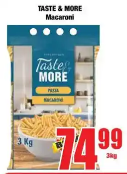Boxer TASTE & MORE Macaroni offer
