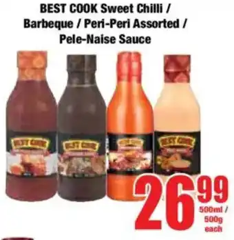 Boxer BEST COOK Sweet Chilli/ Barbeque/ Peri-Peri Assorted / Pele-Naise Sauce offer