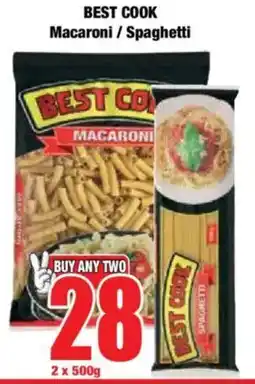 Boxer BEST COOK Macaroni/ Spaghetti offer