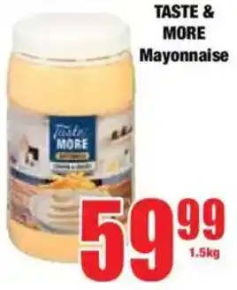 Boxer TASTE & MORE Mayonnaise offer