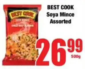 Boxer BEST COOK Soya Mince Assorted offer