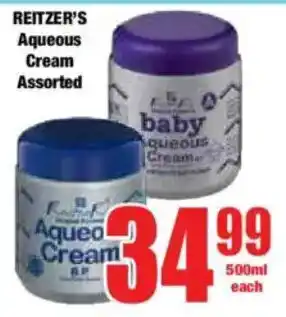 Boxer REITZER'S Aqueous Cream Assorted offer