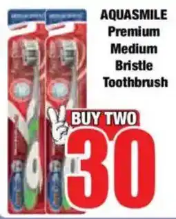 Boxer AQUASMILE Premium Medium Bristle Toothbrush offer