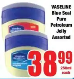 Boxer VASELINE Blue Seal Pure Petroleum Jelly Assorted offer