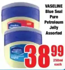 Boxer VASELINE Blue Seal Pure Petroleum Jelly Assorted offer