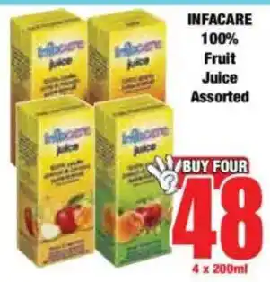 Boxer INFACARE 100% Fruit Juice Assorted offer