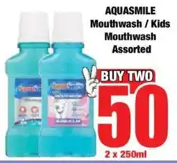 Boxer AQUASMILE Mouthwash/ Kids Mouthwash Assorted offer