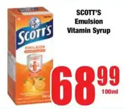 Boxer SCOTT'S Emulsion Vitamin Syrup offer