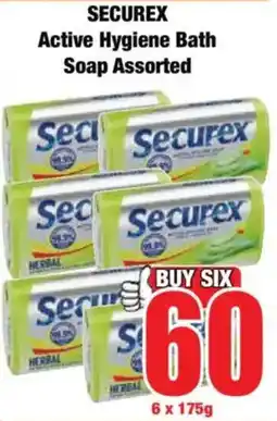 Boxer SECUREX Active Hygiene Bath Soap Assorted offer