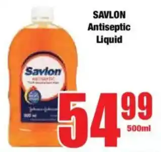 Boxer SAVLON Antiseptic Liquid offer