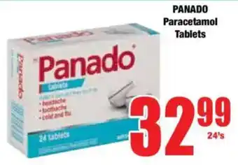 Boxer PANADO Paracetamol Tablets offer