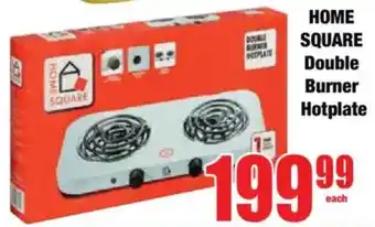 Boxer HOME SQUARE Double Burner Hotplate offer
