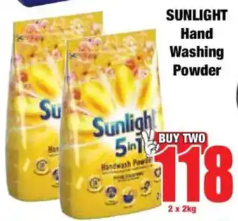 Boxer SUNLIGHT Hand Washing Powder offer