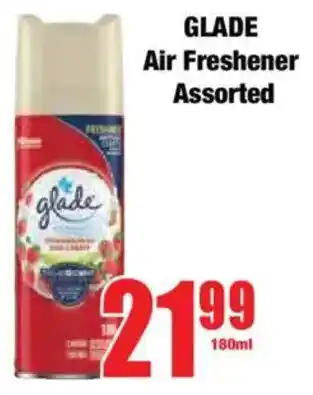 Boxer GLADE Air Freshener Assorted offer
