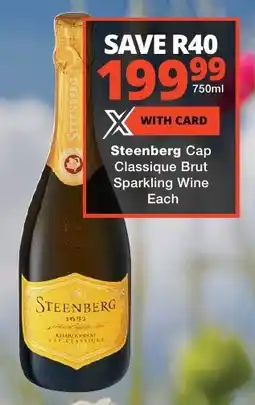 Liquor Shop Steenberg Cap Classique Brut Sparkling Wine offer